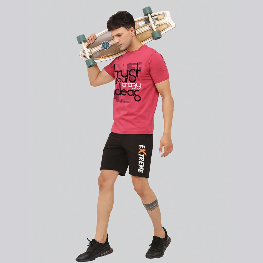 Graphic Printed T-shirt - Chicago Red