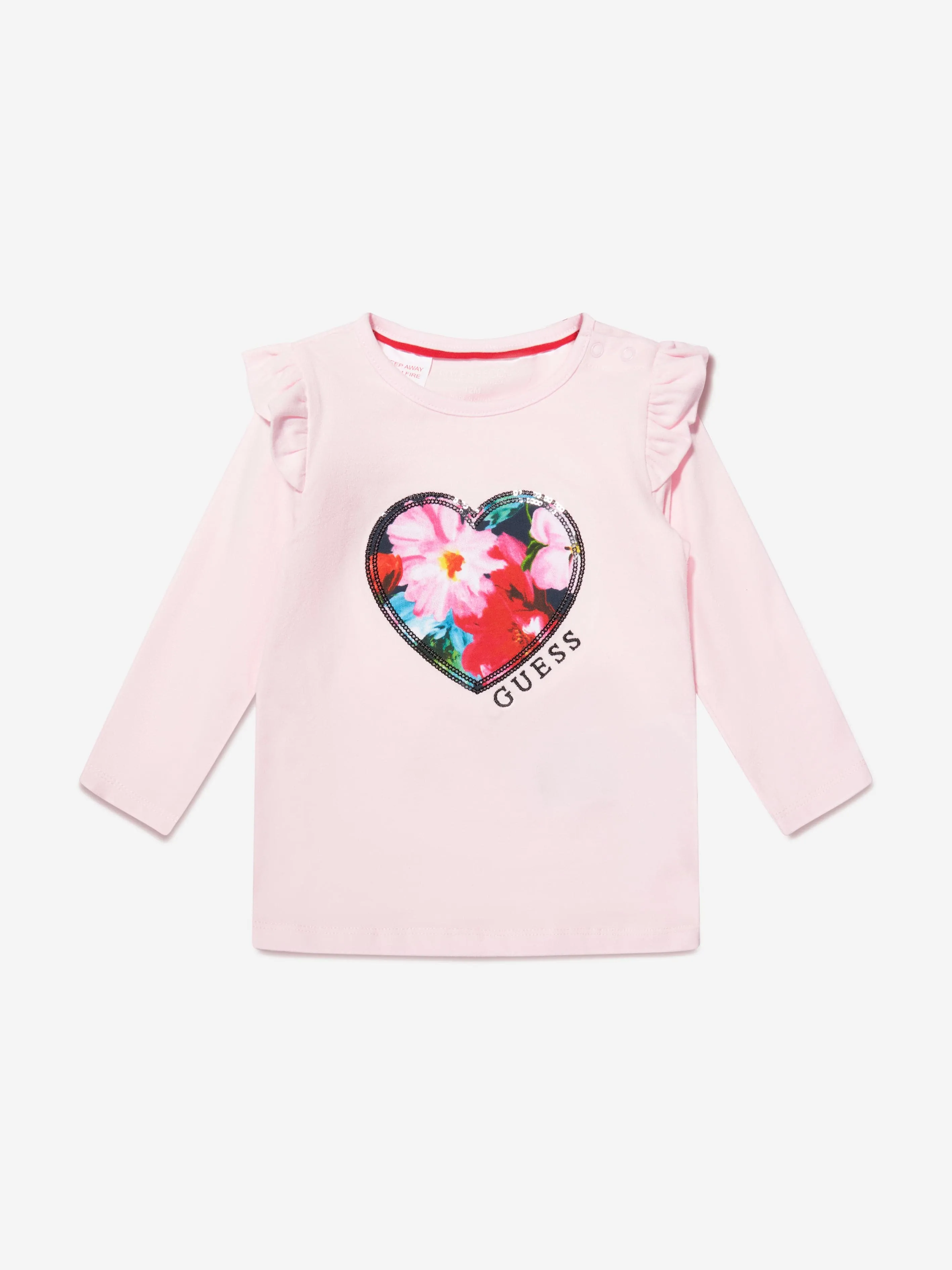 Guess Baby Girls T-Shirt And Leggings Set in Pink