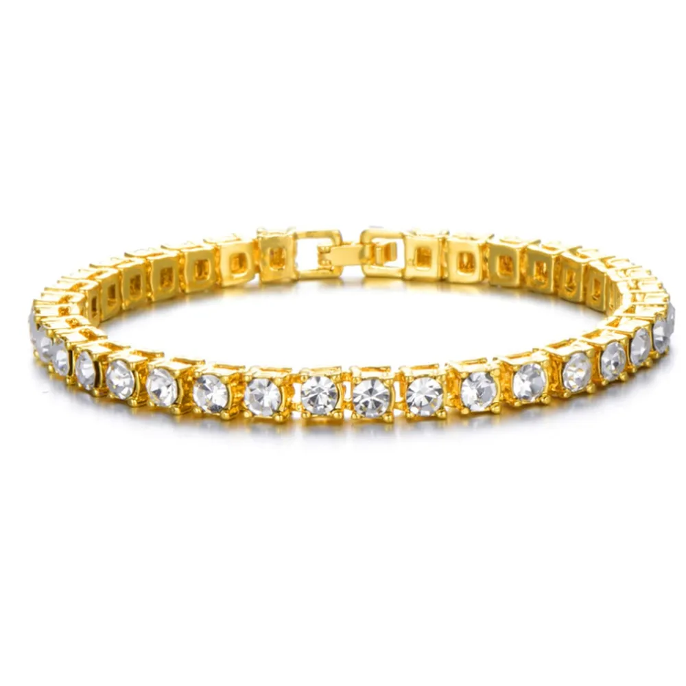 H Shape High Quality 5A Zirconia Cuban Bracelet Chain Men