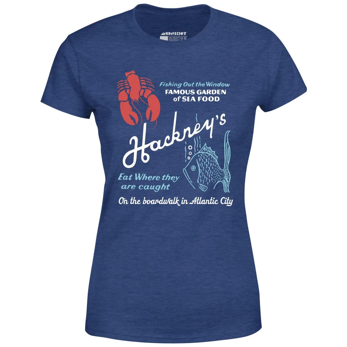 Hackney's - Atlantic City, NJ - Vintage Restaurant - Women's T-Shirt