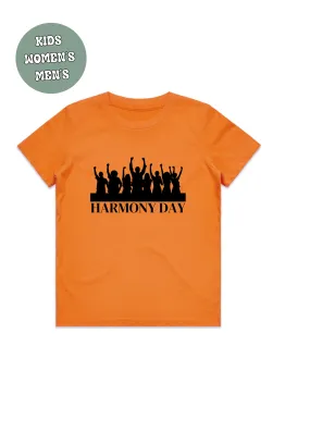 HARMONY DAY CHEERING PEOPLE  T-SHIRT