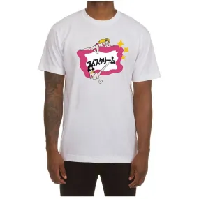 Ice Cream "Groupies" SS White Tee (411-1201)