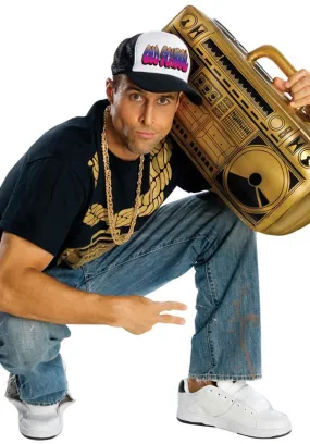 Inflatable Golden Ghetto Blaster