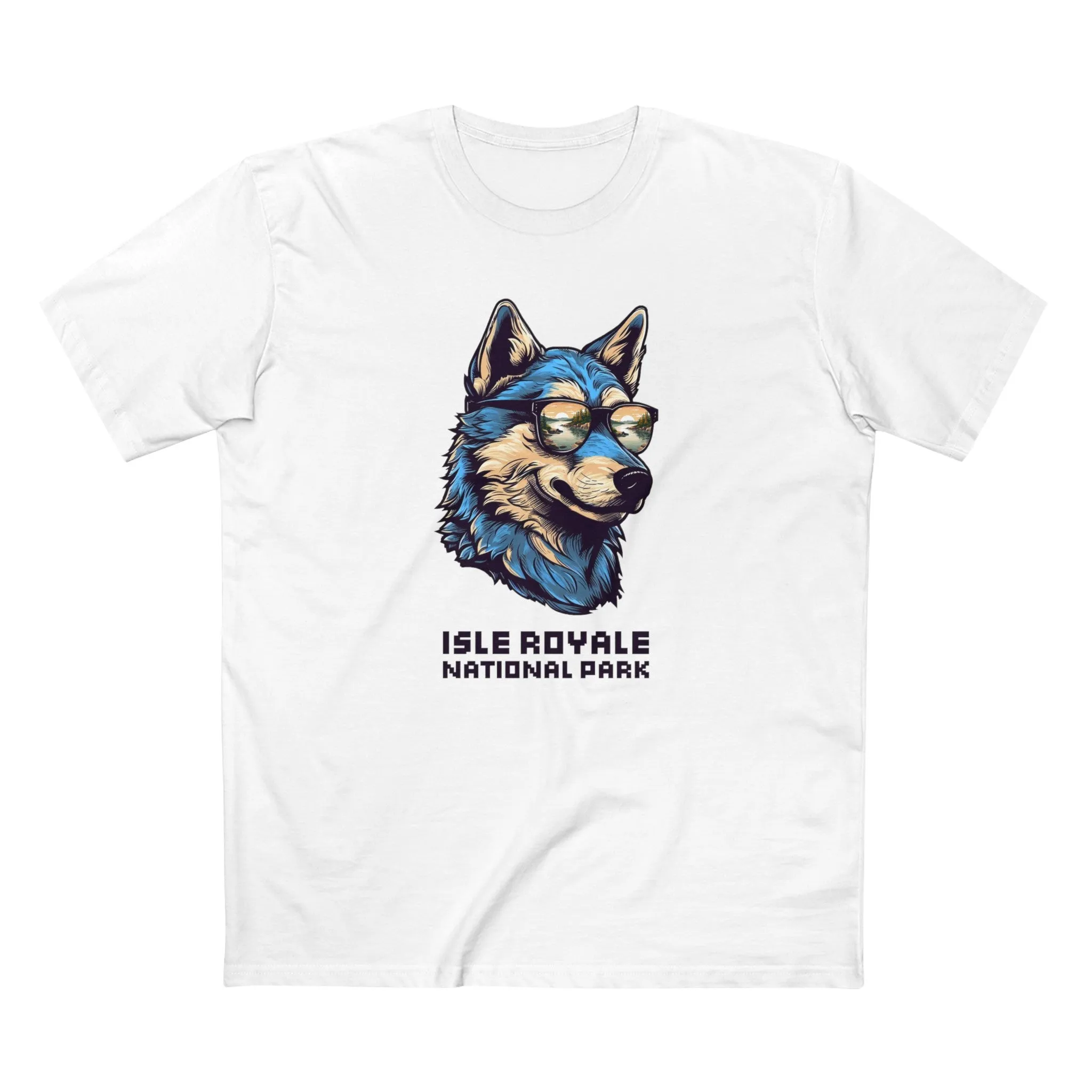Isle Royale National Park T-Shirt - Smooth Wolf