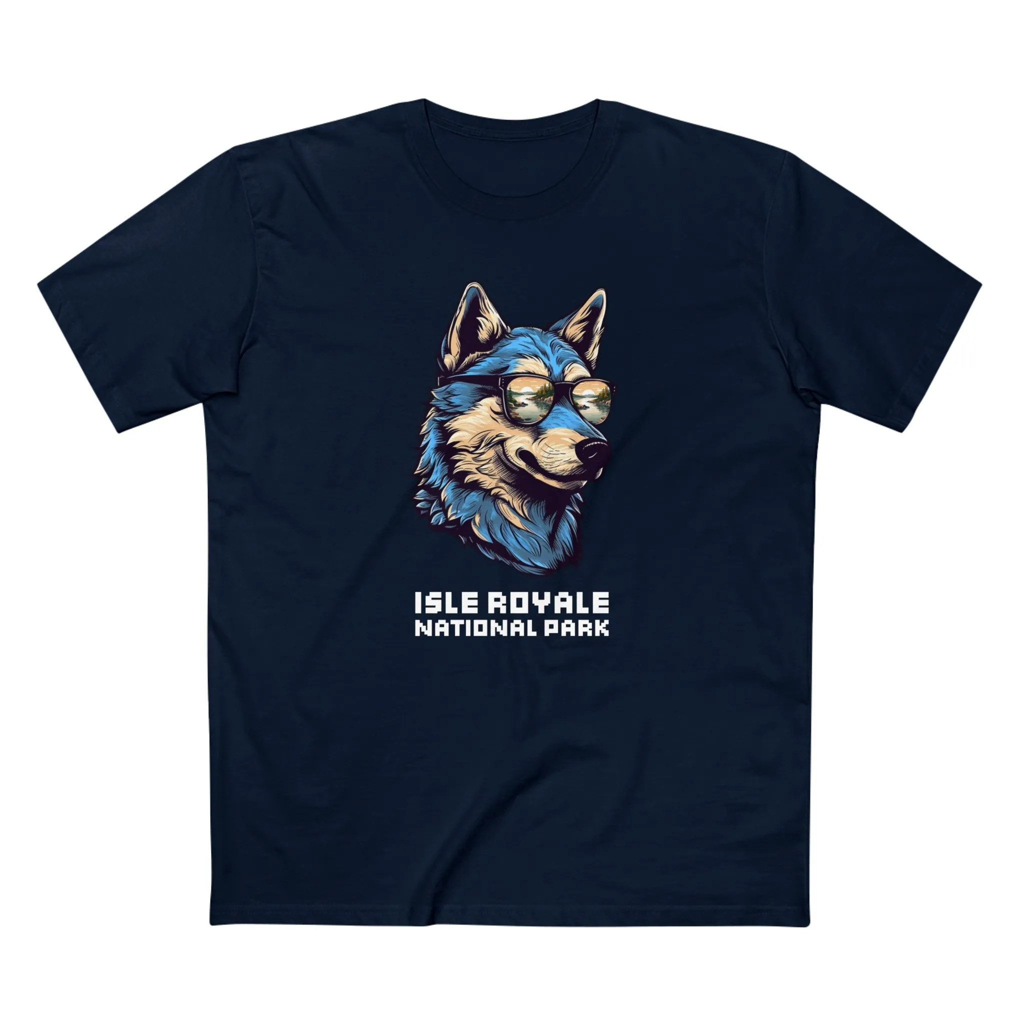 Isle Royale National Park T-Shirt - Smooth Wolf