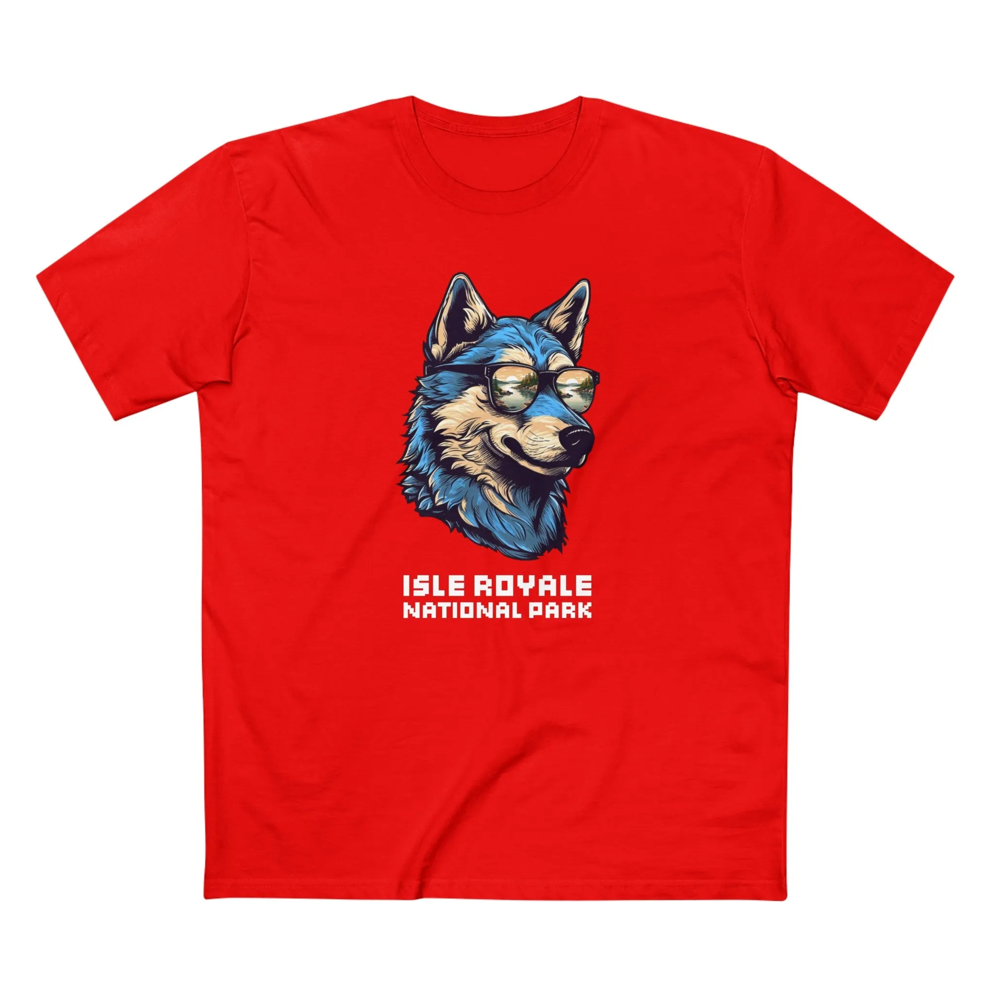 Isle Royale National Park T-Shirt - Smooth Wolf