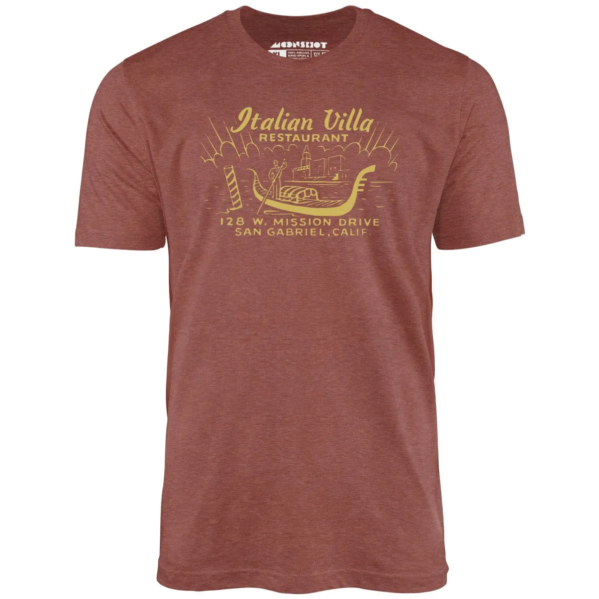 Italian Villa - San Gabriel, CA - Vintage Restaurant - Unisex T-Shirt
