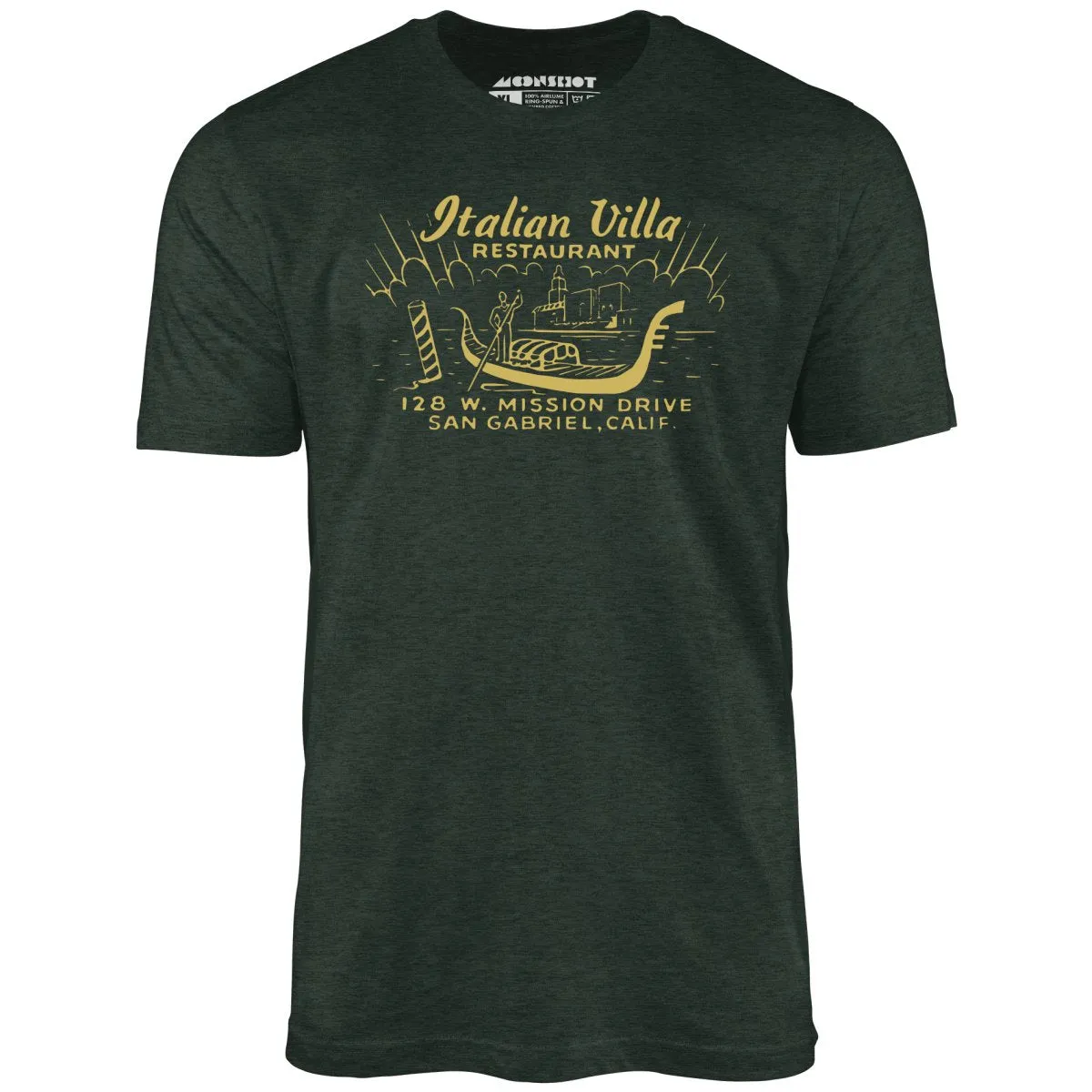 Italian Villa - San Gabriel, CA - Vintage Restaurant - Unisex T-Shirt