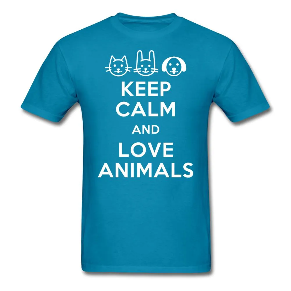 Keep calm and love animals Unisex T-shirt