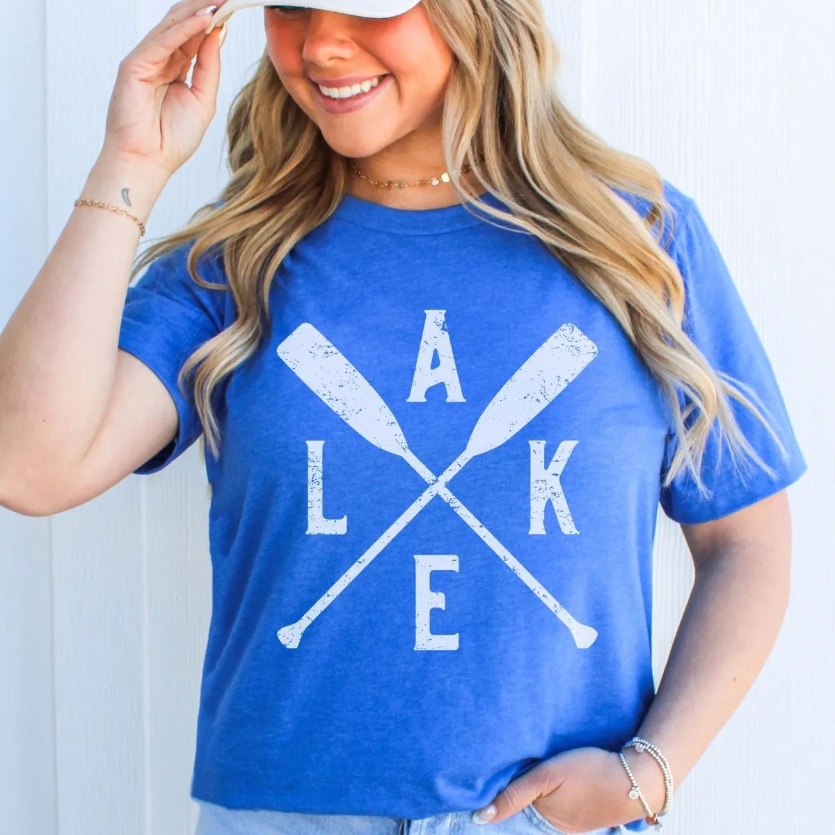 Lake Crossed Oars Tee