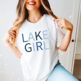 Lake Girl Blue Wholesale Tee - Quick Shipping