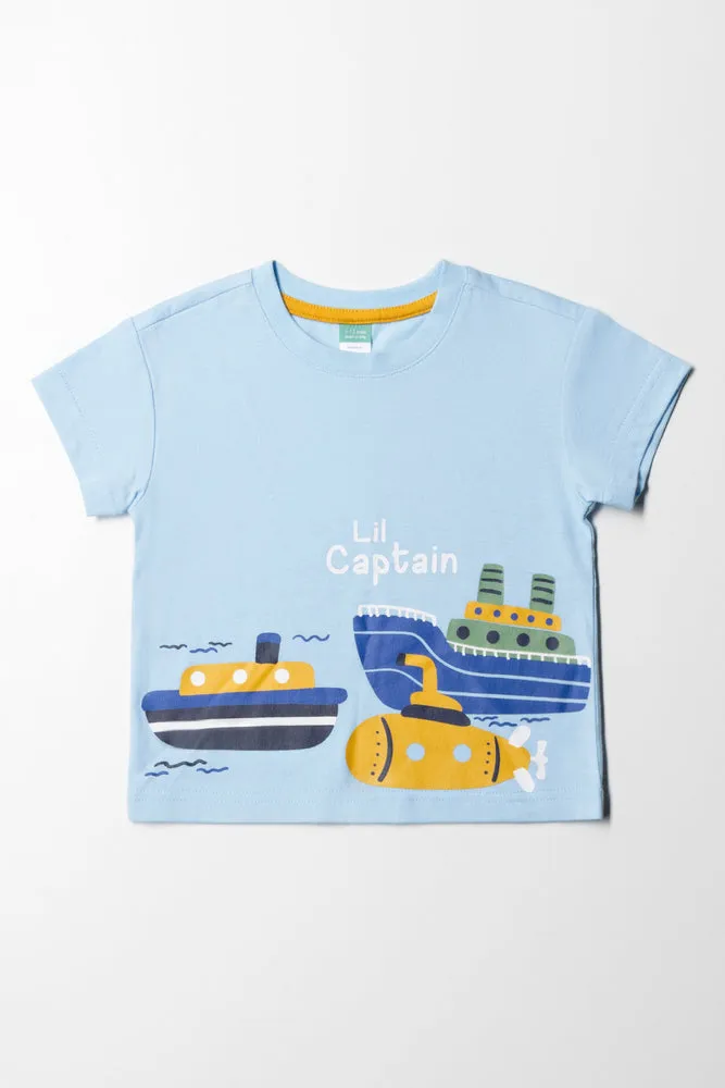 Lil Captain Printed T-Shirt