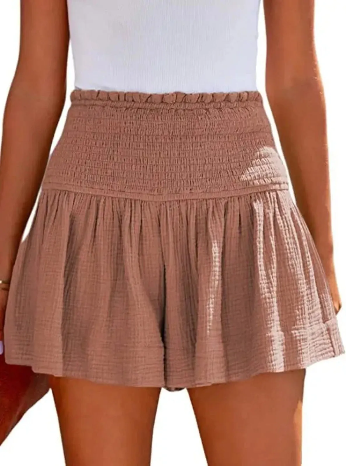 Linen-blend Shorts