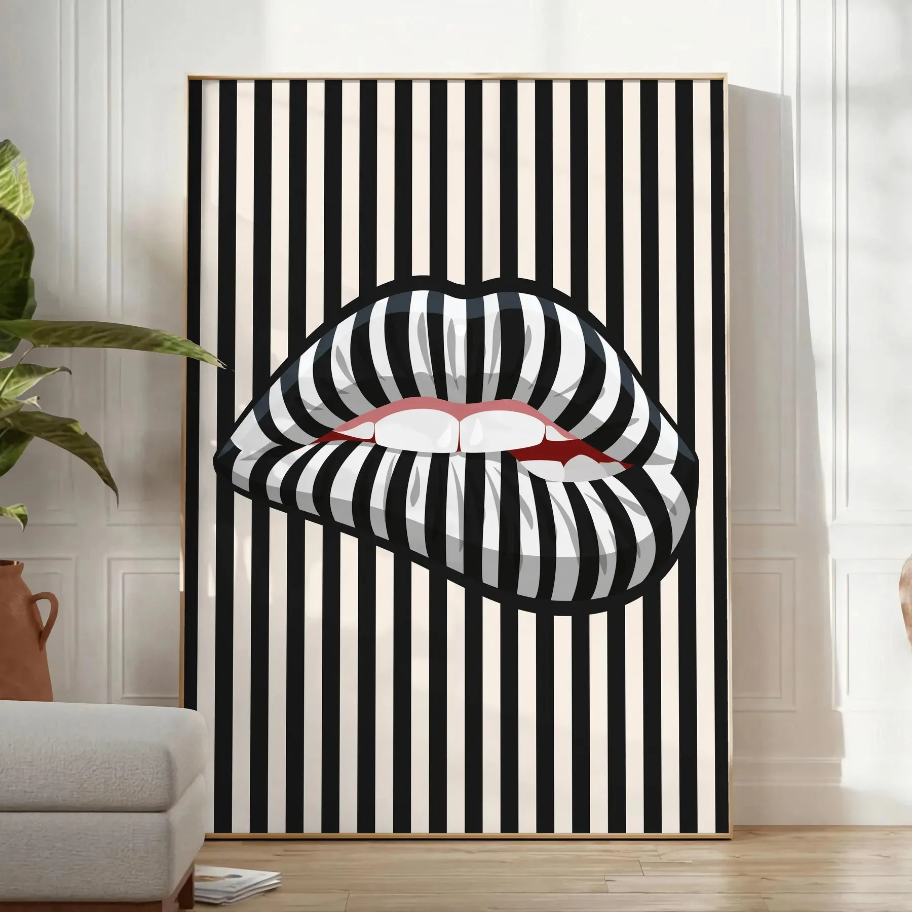Lips Popular Print