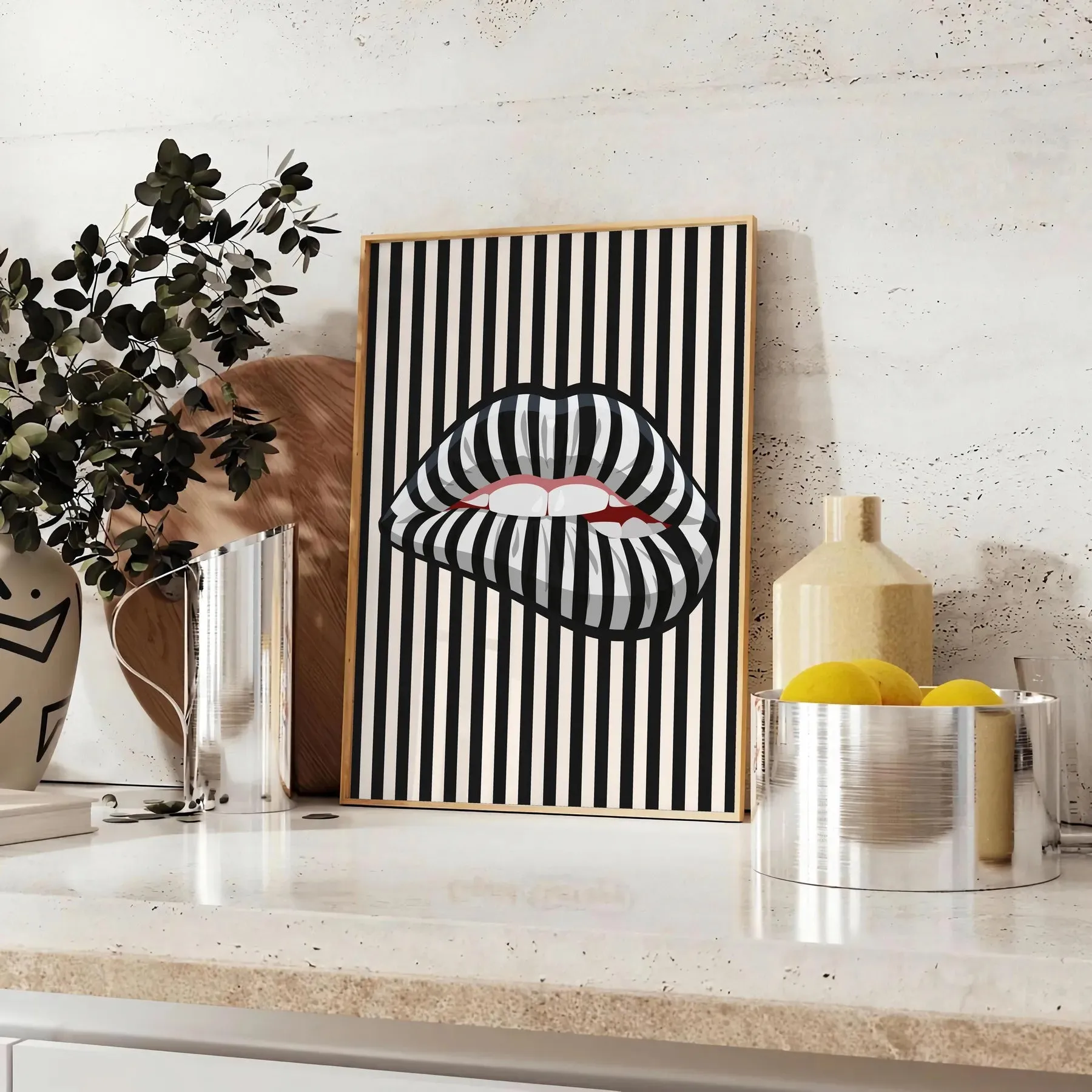 Lips Popular Print
