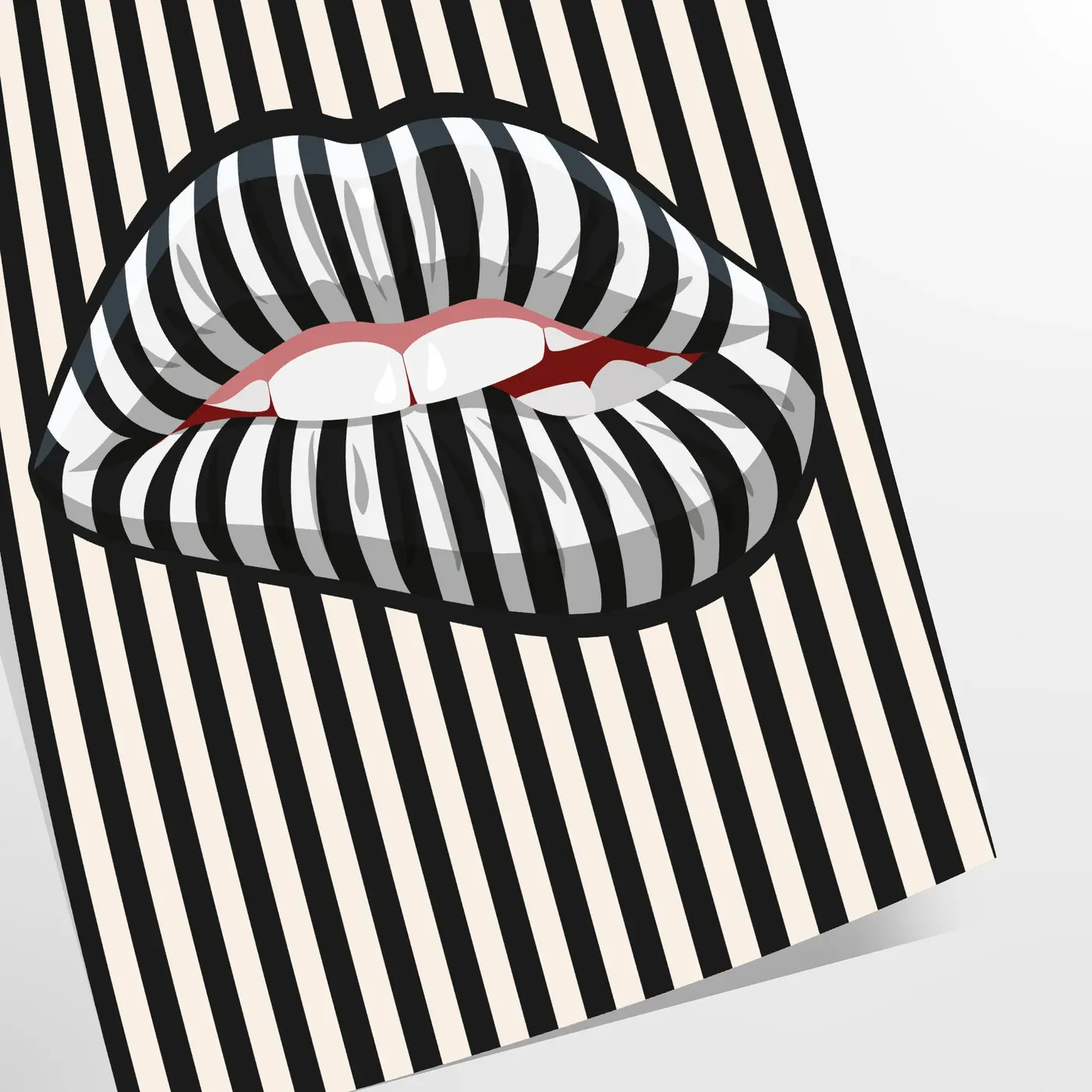 Lips Popular Print