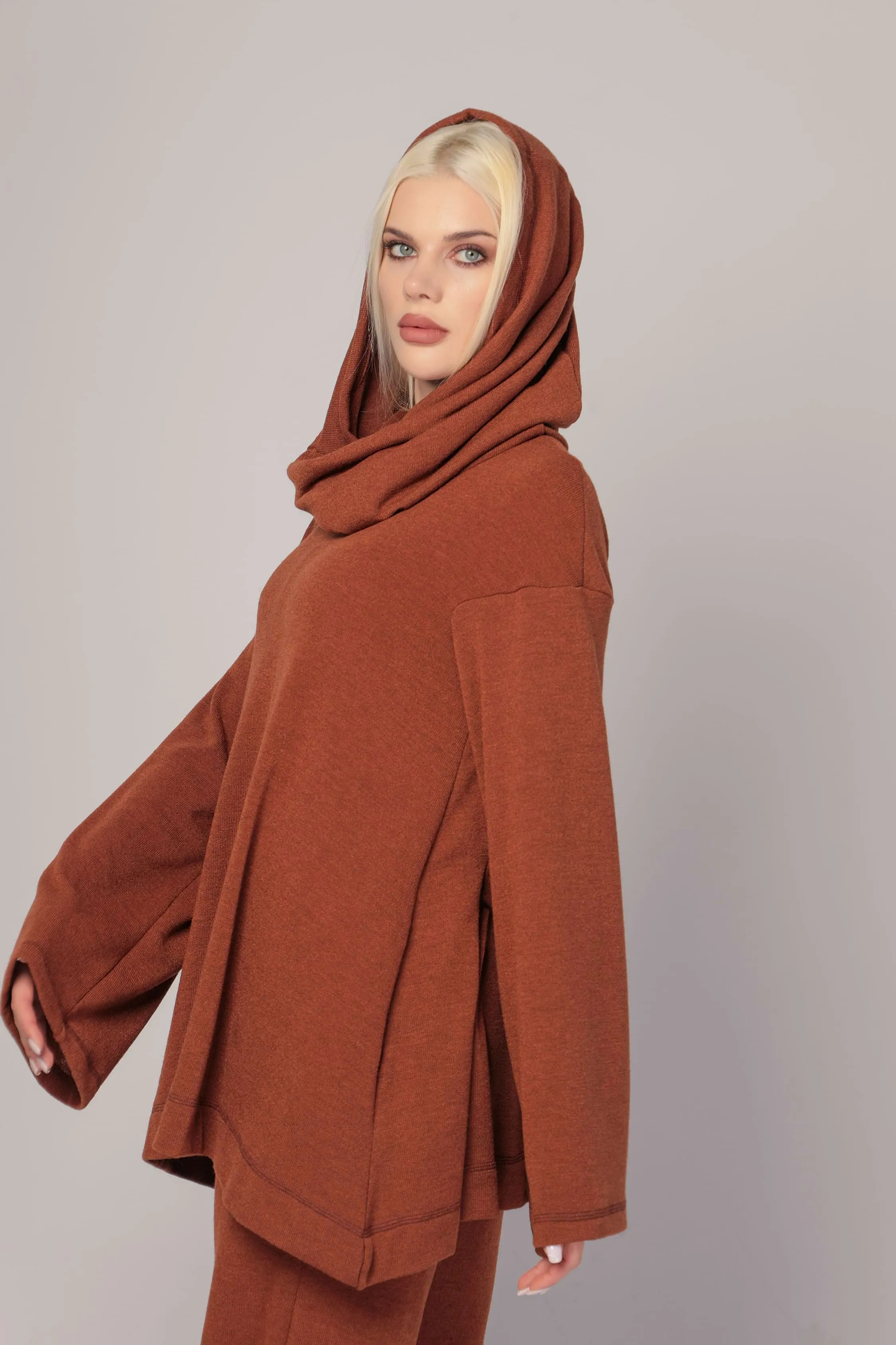 Loose airy hoodie - CIELA