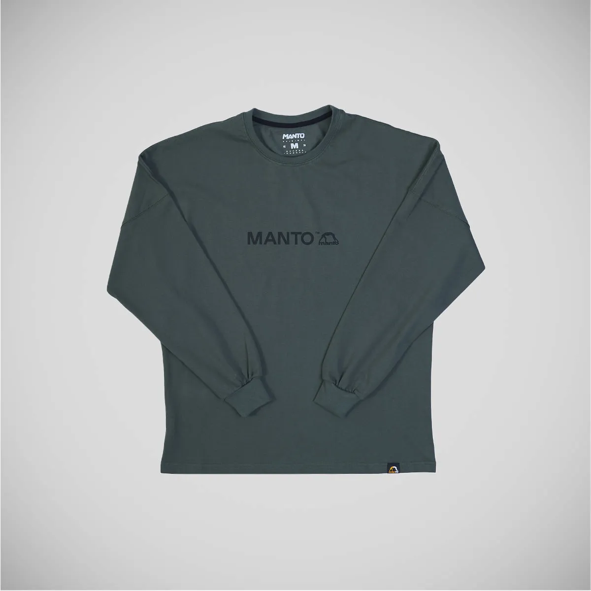 Manto Insane Oversize Long Sleeve T-Shirt Khaki