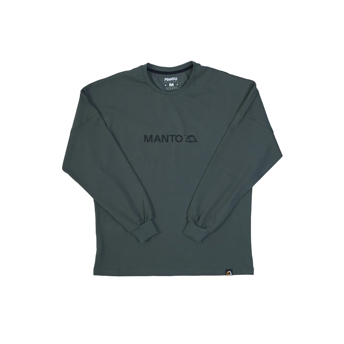Manto Insane Oversize Long Sleeve T-Shirt Khaki