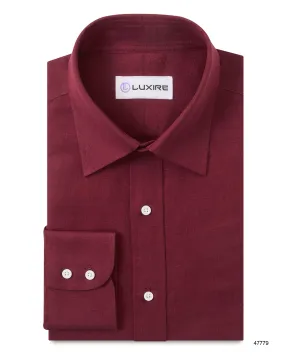 Maroon Cool Linen Cotton