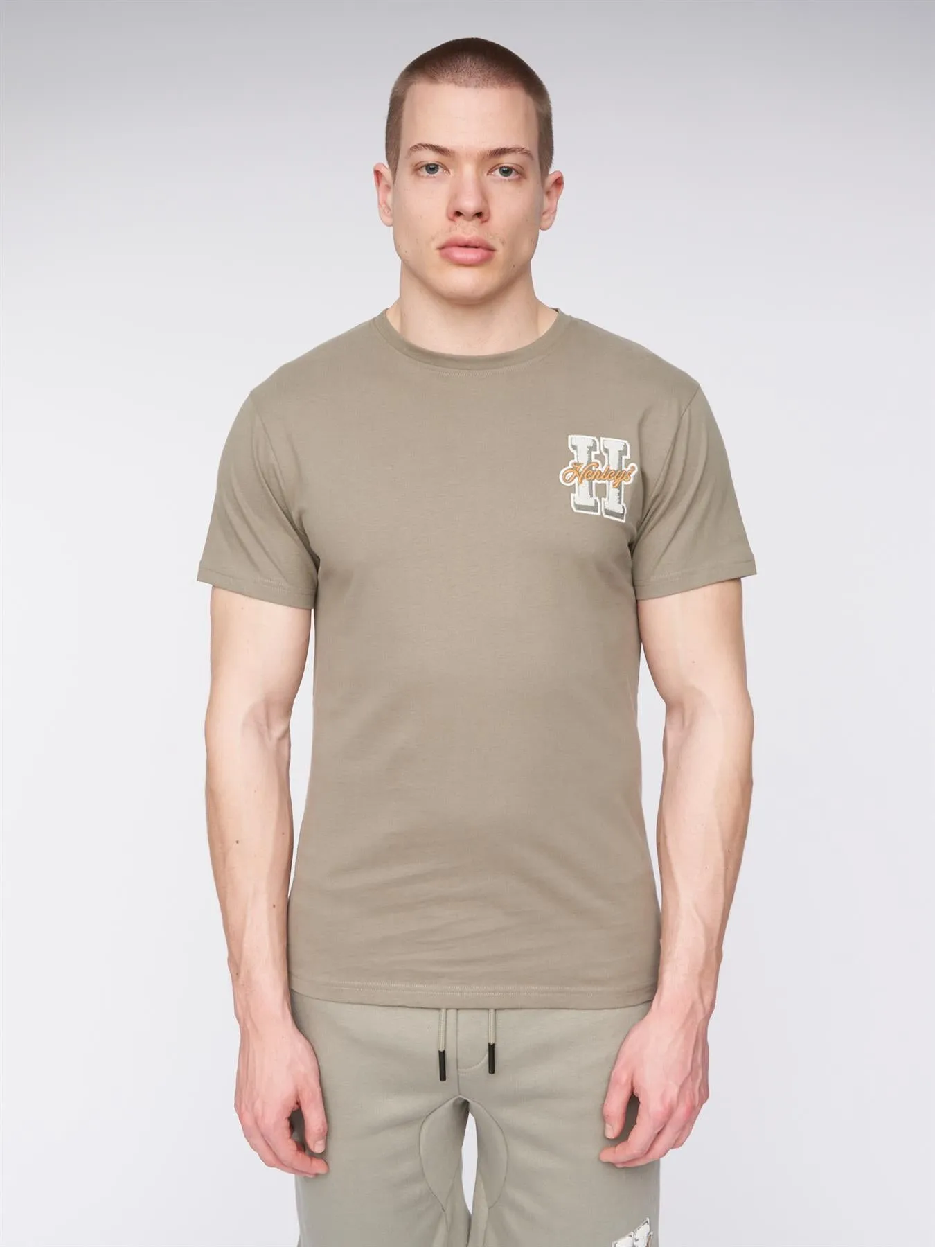 Mens Aitchen T-Shirt Dusky Olive