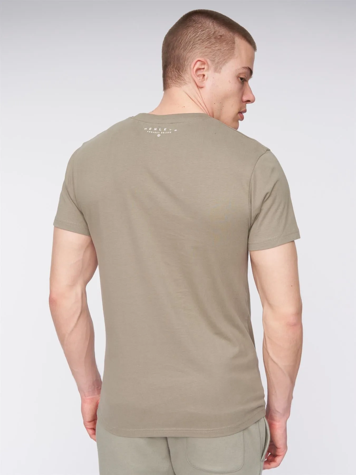 Mens Aitchen T-Shirt Dusky Olive