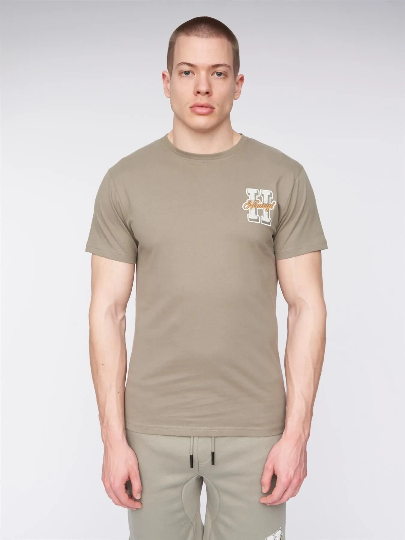 Mens Aitchen T-Shirt Dusky Olive