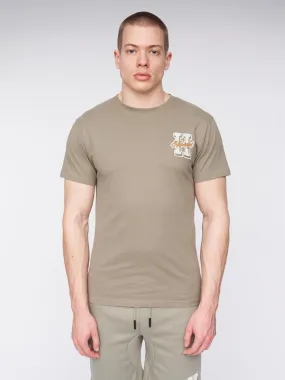 Mens Aitchen T-Shirt Dusky Olive