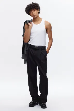 Men's Rib Tank in White