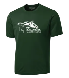 Mustang Staff Adult Dri-Fit T-Shirt with Printed Logo