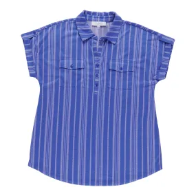 mySTYLE Women's Mykonos Striped Knit Top