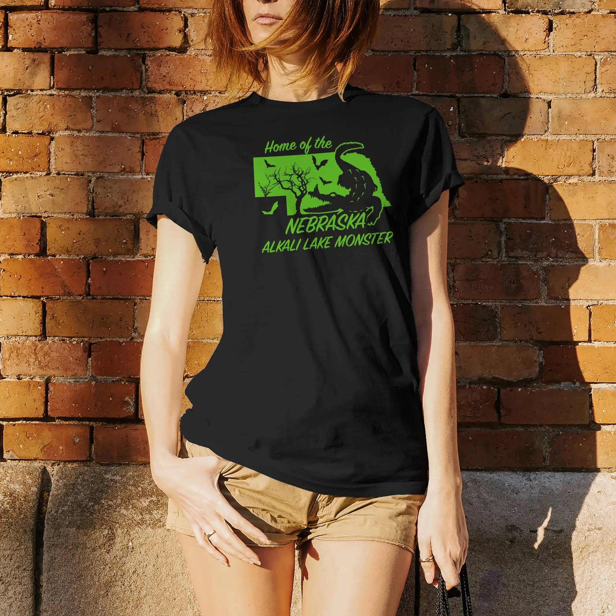 Nebraska Alkali Cryptid T-Shirt - Black
