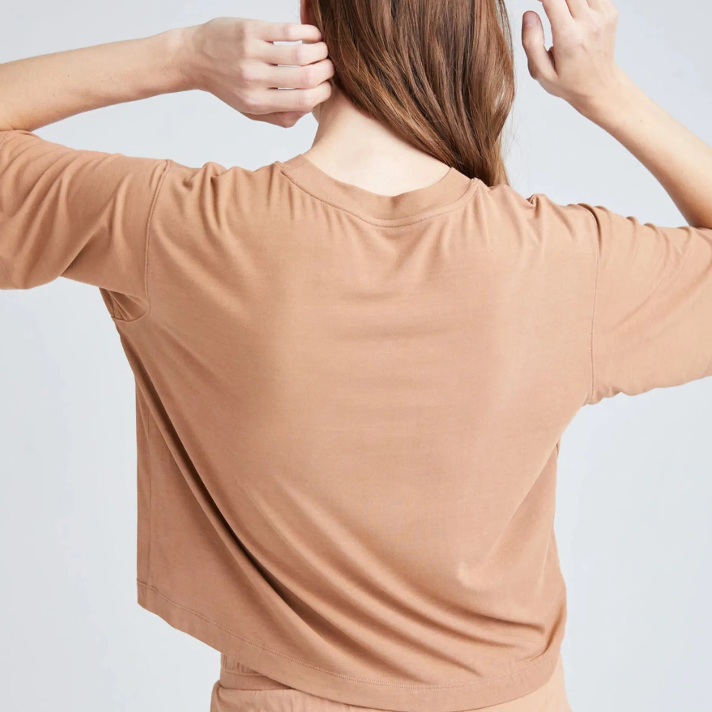 Night Sleep Tee (Mocha Mousse)