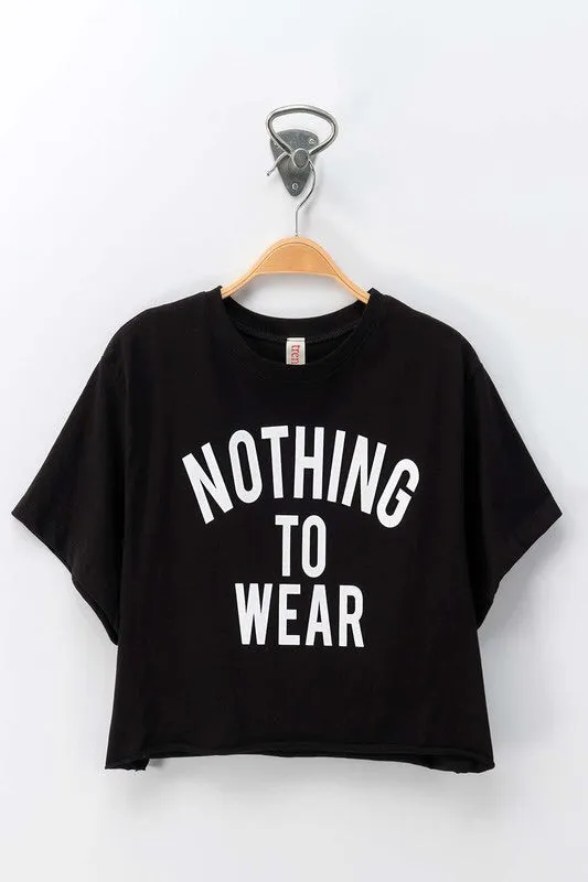 “Nothing To Wear” Crop Top