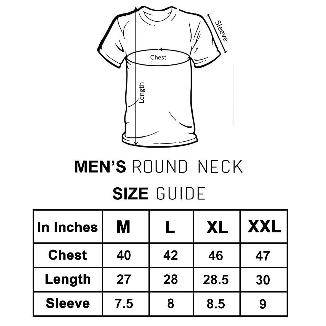 Nutcase Designer Round Neck Men's T-Shirt Wrinkle-Free Poly Cotton Tees - One in A Million