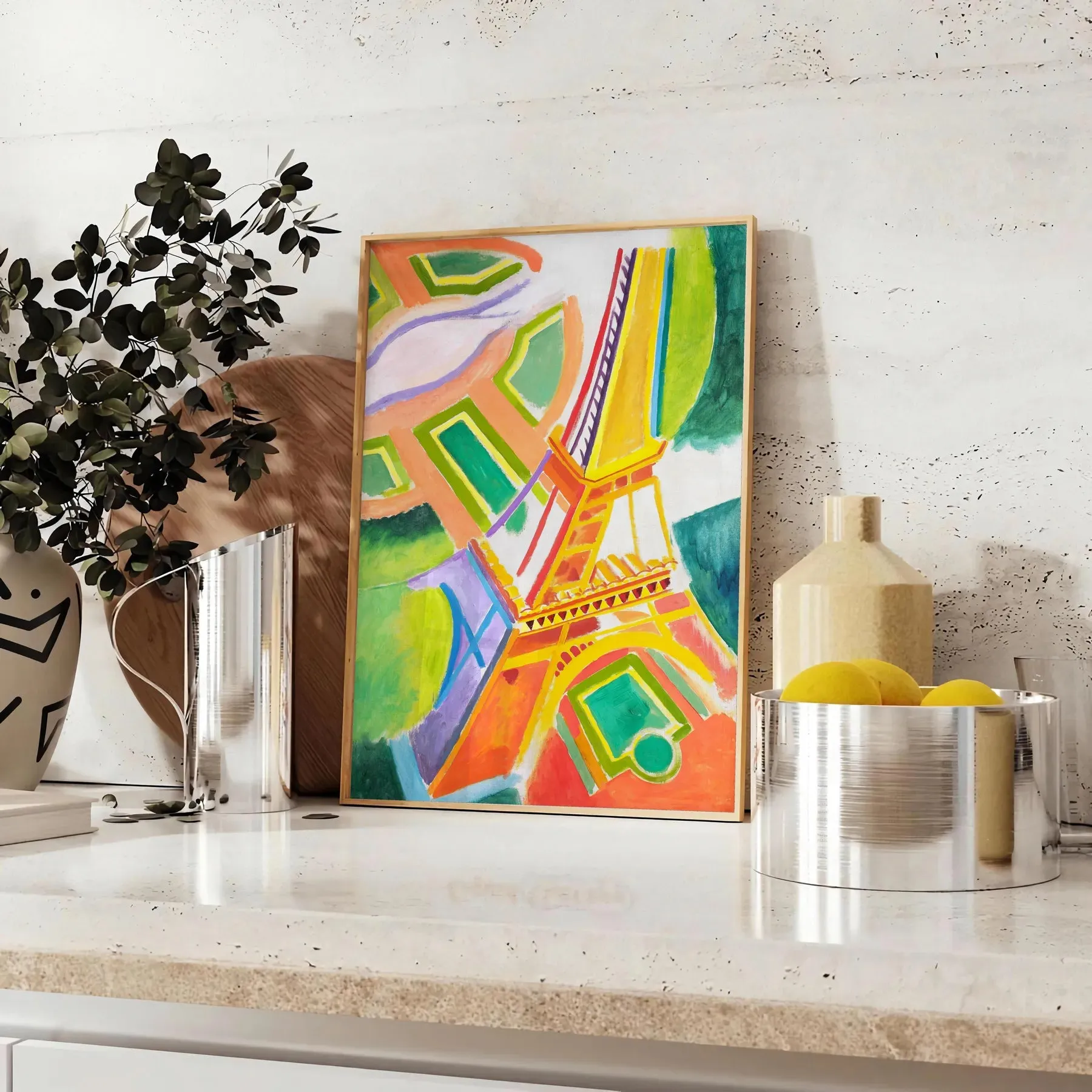 Paris Painting Graphic Poster