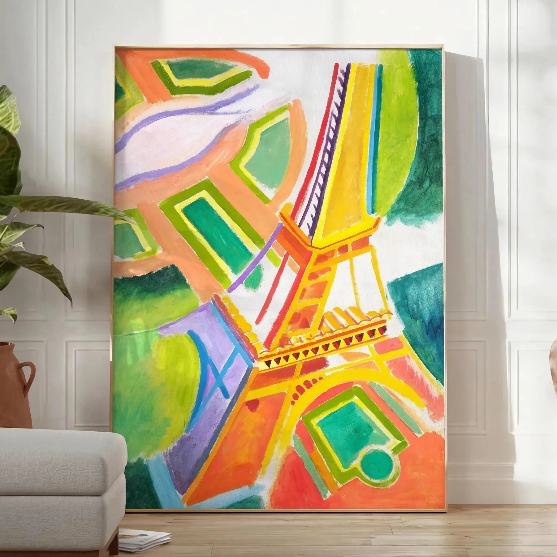 Paris Painting Graphic Poster