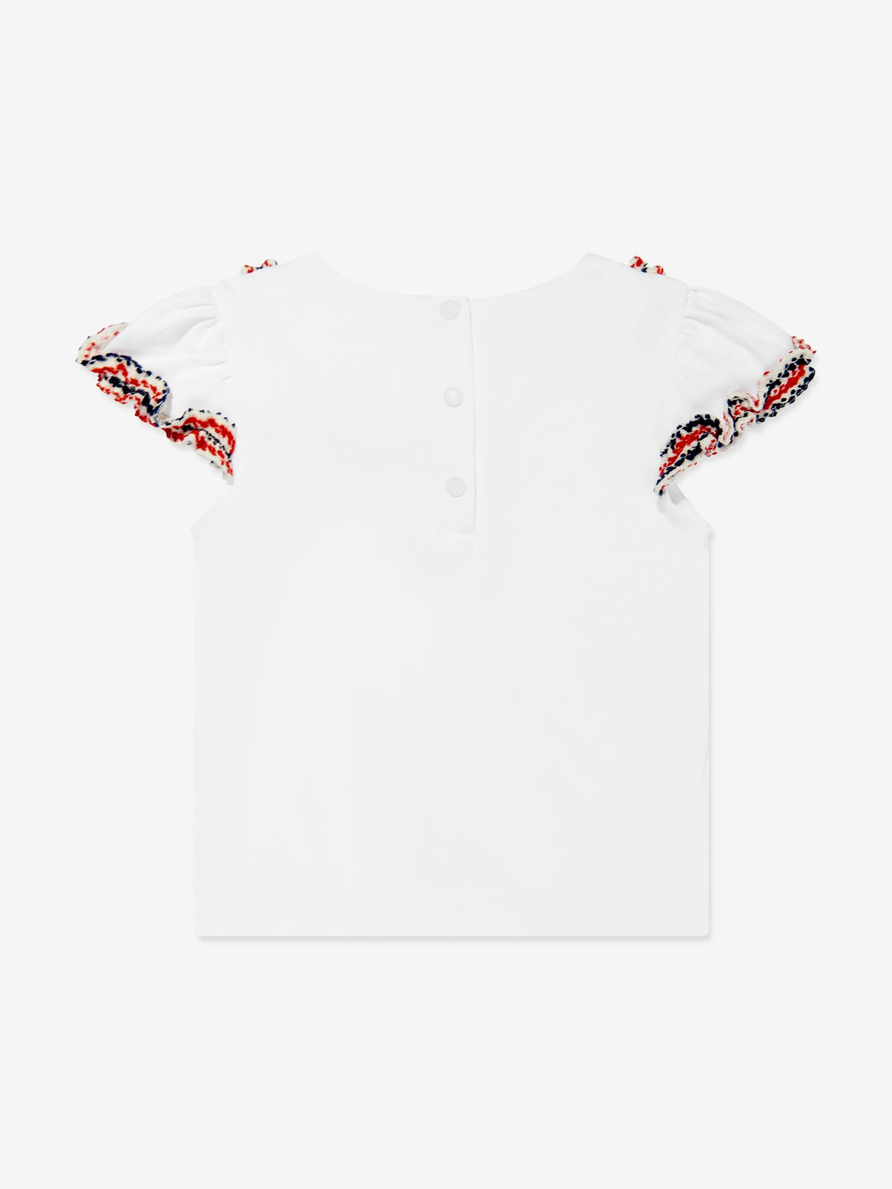 Patachou Girls Yacht Club T-Shirt in White