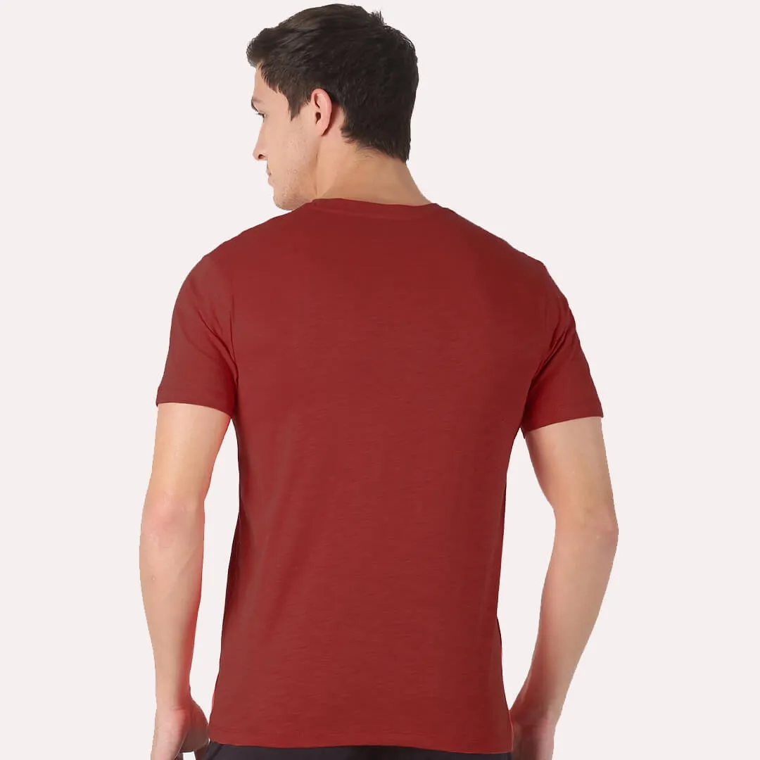 Printed T-shirt - Maroon