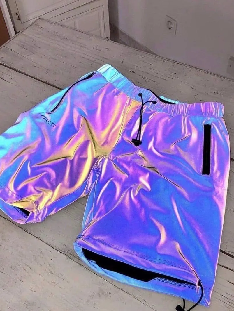 RAINBOW REFLECTIVE SHORTS VH STUDIOS