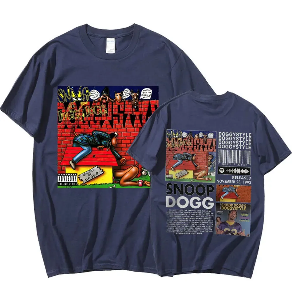 Rapper Royalty Snoop Dogg 90s Y2K Doggystyle Streetwear – Oversized Harajuku Hype T-Shirt for Men, Women & Couples