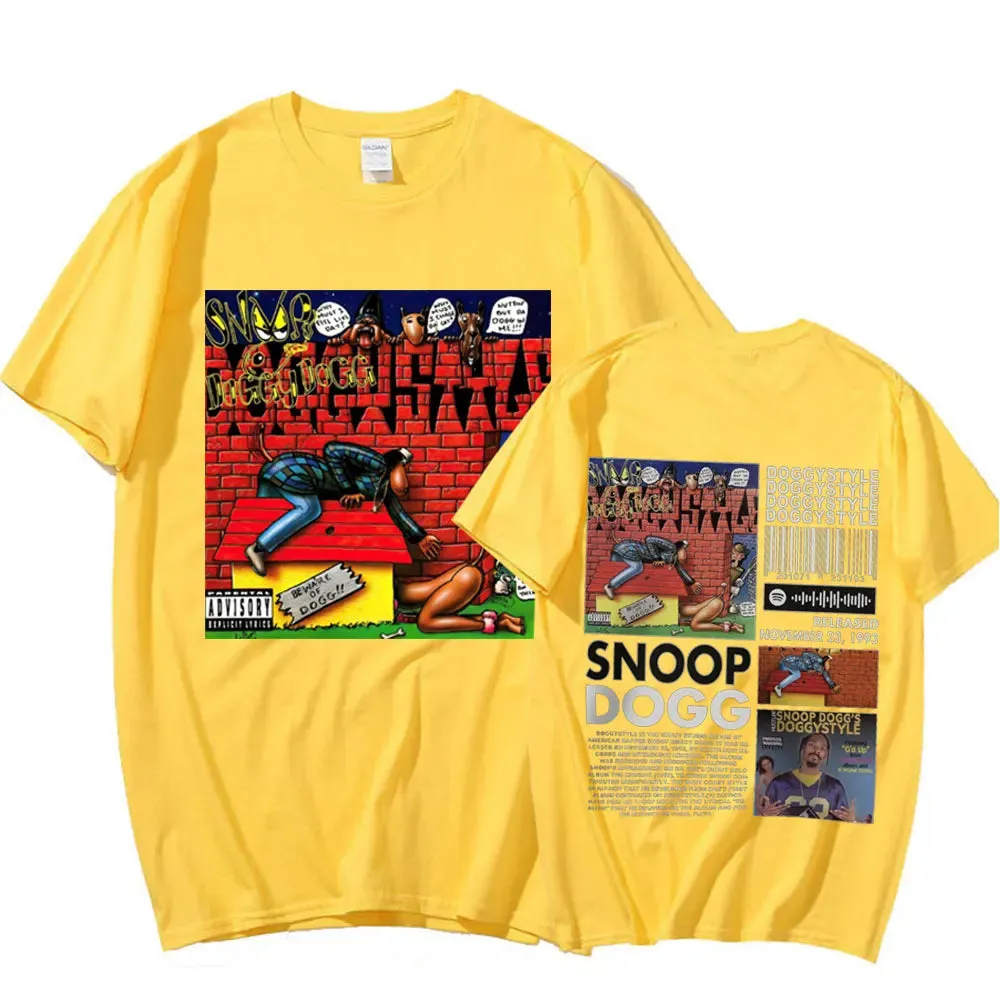 Rapper Royalty Snoop Dogg 90s Y2K Doggystyle Streetwear – Oversized Harajuku Hype T-Shirt for Men, Women & Couples