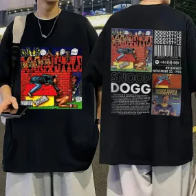 Rapper Royalty Snoop Dogg 90s Y2K Doggystyle Streetwear – Oversized Harajuku Hype T-Shirt for Men, Women & Couples