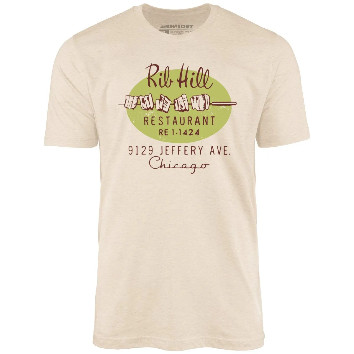 Rib Hill - Chicago, IL - Vintage Restaurant - Unisex T-Shirt