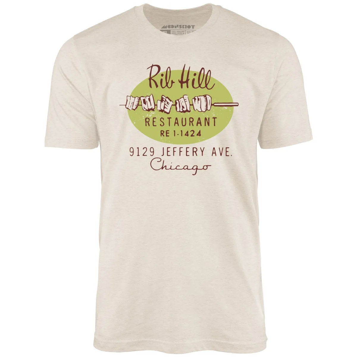 Rib Hill - Chicago, IL - Vintage Restaurant - Unisex T-Shirt