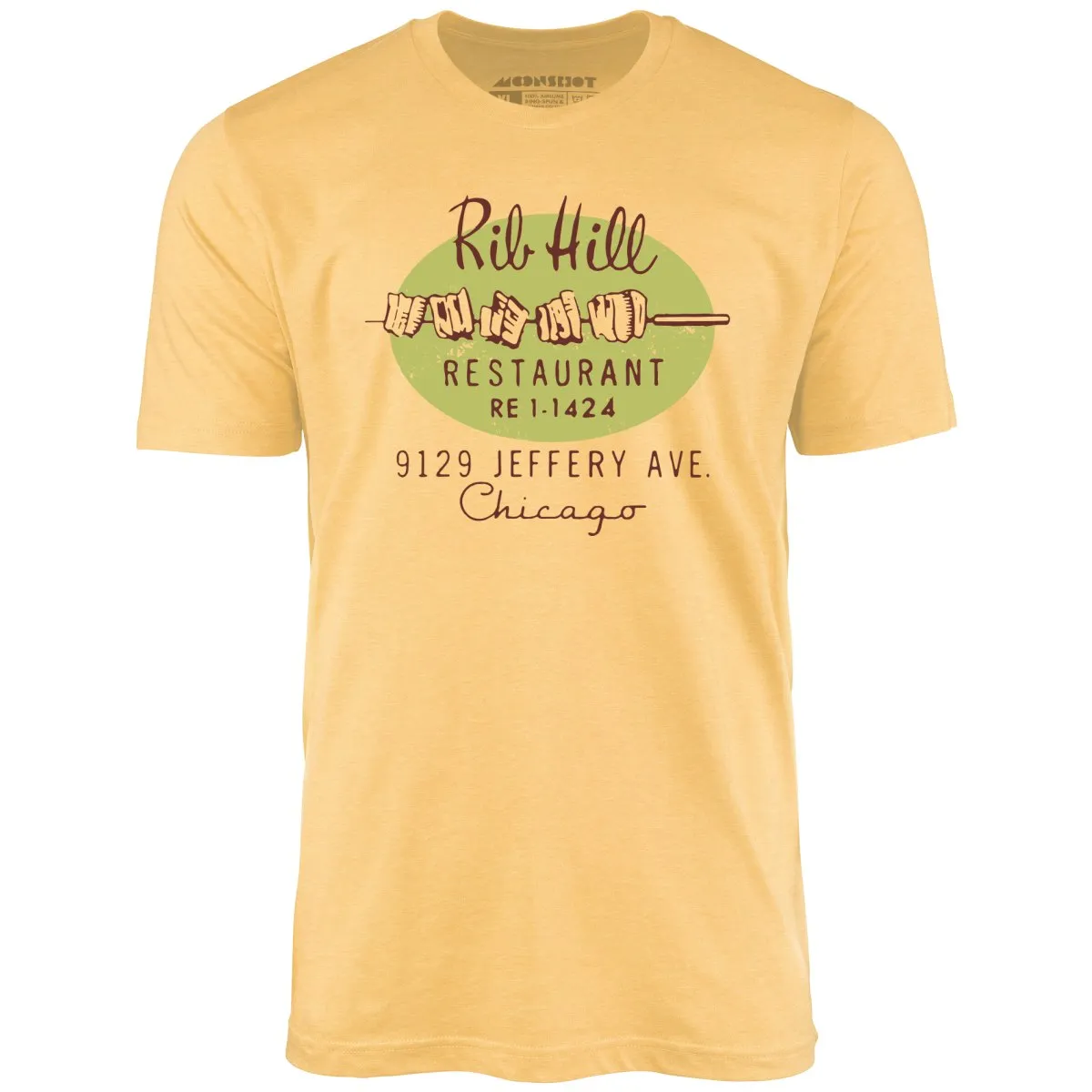Rib Hill - Chicago, IL - Vintage Restaurant - Unisex T-Shirt