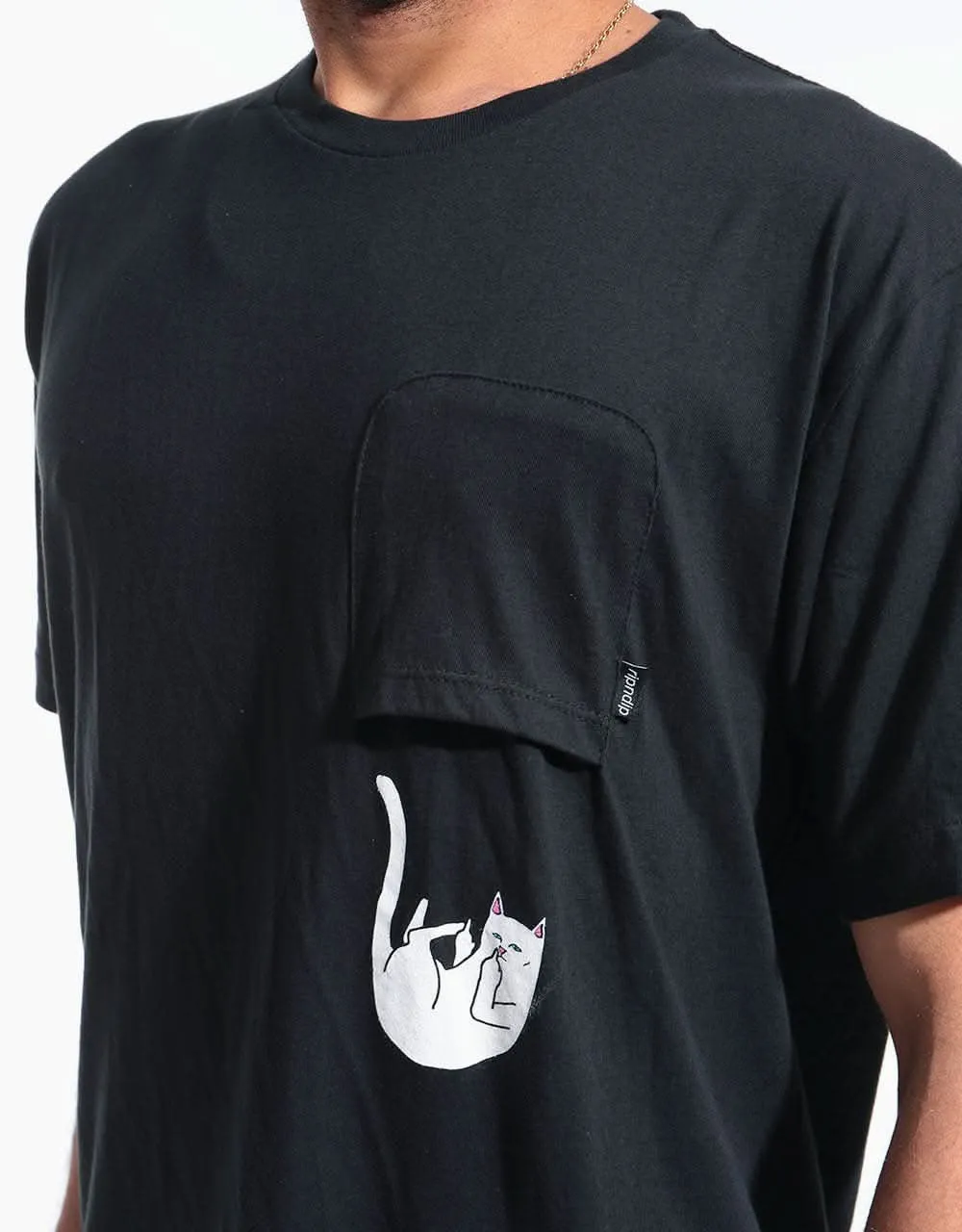 RIPNDIP Falling For Nermal Pocket T-Shirt - Black