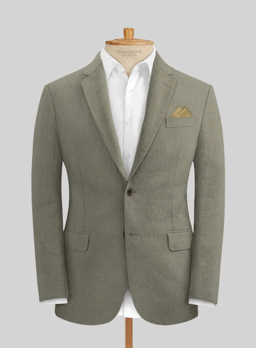 Sage Green Linen Jacket