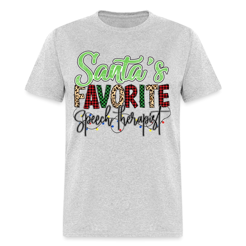 Santa's Favorite Speech Therapist (Christmas) T-Shirt