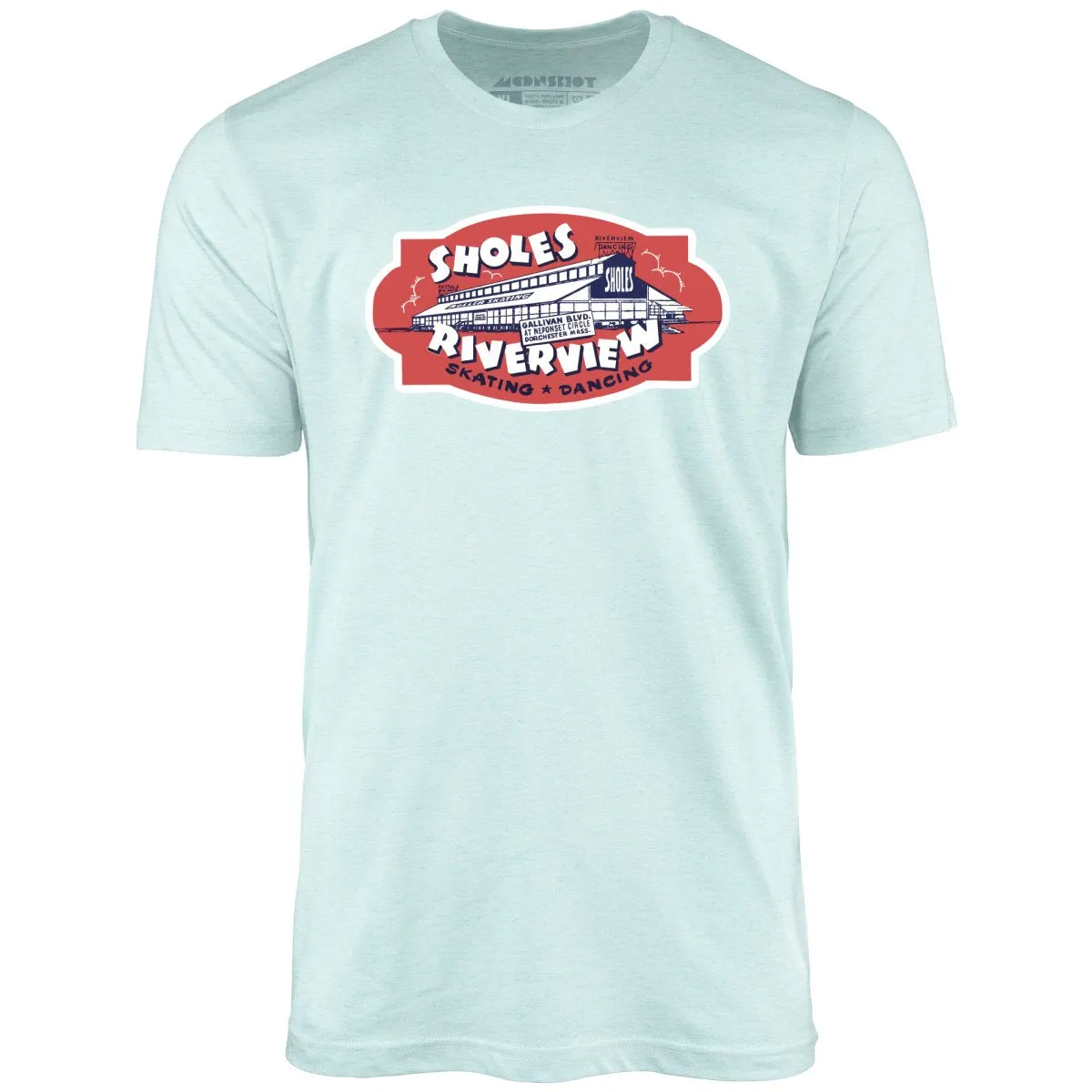 Sholes Riverview - Dorchester, MA - Vintage Roller Rink - Unisex T-Shirt